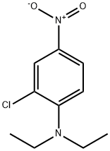 4-(ジエチルアミノ)-3-クロロ-1-ニトロベンゼン 化学構造式