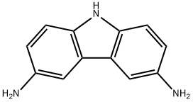 3,6-ジアミノカルバゾール 化学構造式