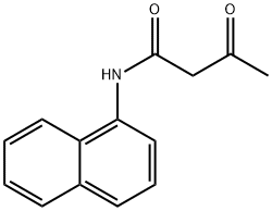 N-(1-ナフチル)アセトアセトアミド 化学構造式