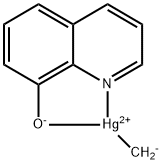 Methyl(8-quinolinolato)mercury Structure