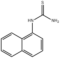 1-(1-NAPHTHYL)-2-THIOUREA Structure