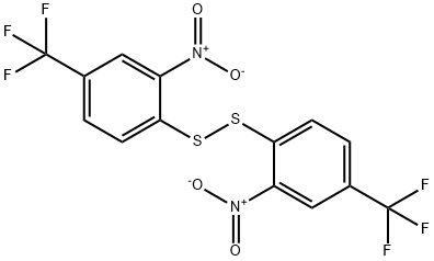 ビス[4-トリフルオロメチル-2-ニトロフェニル]ペルスルフィド 化学構造式