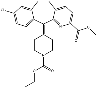 2-Methoxycarbonyl Loratadine Structure