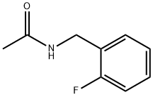 AcetaMide, N-[(2-fluorophenyl)Methyl]- 化学構造式