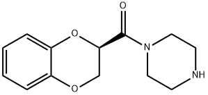 (R)-(2,3-二氢苯并[B][1,4]二噁-2-基)(哌嗪-1-基)甲酮,860173-98-4,结构式