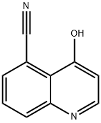 4-HYDROXY-5-CYANOQUINOLINE Struktur
