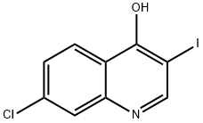 4-HYDROXY-7-CHLORO-3-IODOQUINOLINE Struktur