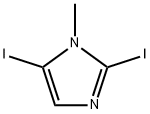 2,5-二碘-1-甲基-1H-咪唑, 86026-81-5, 结构式