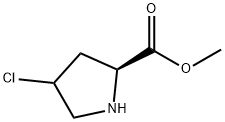L-Proline, 4-chloro-, methyl ester (9CI) 结构式