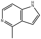 4-甲基-5-氮杂吲哚 结构式
