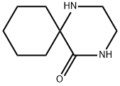 1,4-ジアザスピロ[5.5]ウンデカン-5-オン 化学構造式