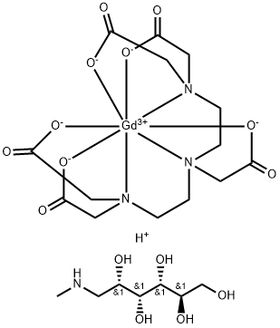ガドペンテト酸ジメグルミン 化学構造式