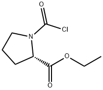 L-Proline, 1-(chlorocarbonyl)-, ethyl ester (9CI) Structure