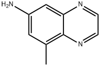 6-Quinoxalinamine,  8-methyl- Structure