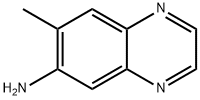 6-Quinoxalinamine,  7-methyl- 化学構造式