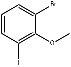 1-Bromo-3-iodo-2-methoxybenzene, 2-Bromo-6-iodophenyl methyl ether Structure