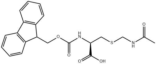 FMOC-CYS(ACM)-OH 化学構造式