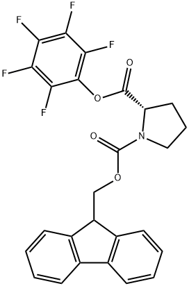 FMOC-PRO-OPFP 化学構造式