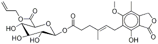 Mycophenolic Acid Acyl-β-D-glucuronide Allyl Ester 结构式