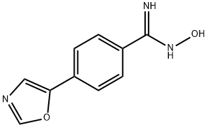 N-Hydroxy-4-oxazol-5-ylbenzamidine Structure