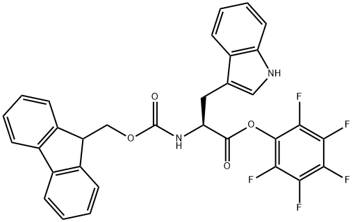 FMOC-TRP-OPFP,86069-87-6,结构式