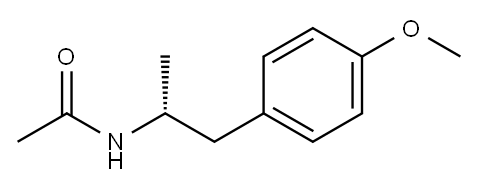 AcetaMide, N-[(1R)-2-(4-Methoxyphenyl)-1-Methylethyl]- Structure