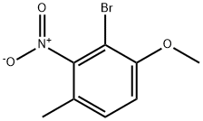 2-溴-3-硝基-4-甲基苯甲醚, 860734-28-7, 结构式