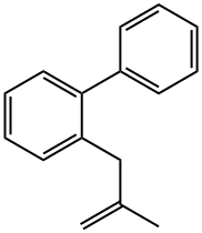 3-(2-BIPHENYL)-2-METHYL-1-PROPENE Struktur
