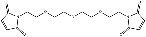 1,11-双马来酰亚胺基-3,6,9-三氧代十一烷, 86099-06-1, 结构式