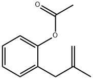 3-(2-ACETOXYPHENYL)-2-METHYL-1-PROPENE Structure