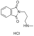 2-[3-(METHYLAMINO)PROPYL]-1H-ISOINDOLE-1,3(2H)-DIONE, HCL SALT Structure