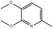 2,3-Dimethoxy-6-methylpyridine, 861019-58-1, 结构式