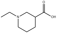 1-エチルピペリジン-3-カルボン酸 化学構造式