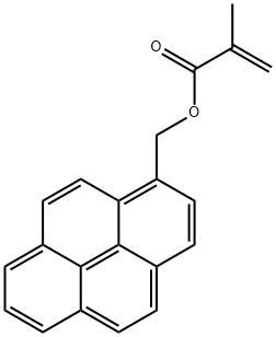 1-PYRENYLMETHYL METHACRYLATE Structure