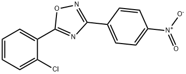 5-(2-Chlorophenyl)-3-(4-nitrophenyl)-1,2,4-oxadiazole Struktur
