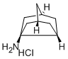 3-ノルアダマンタンアミン塩酸塩 化学構造式
