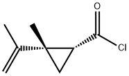 사이클로프로판카르보닐클로라이드,2-메틸-2-(1-메틸에테닐)-,cis-(9CI)