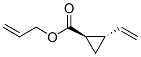 Cyclopropanecarboxylic acid, 2-ethenyl-, 2-propenyl ester, trans- (9CI) 化学構造式
