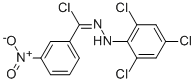 N-(2,4,6-Trichlorophenyl)-3-nitrobenzenecarbohydrazonoylchloride 化学構造式