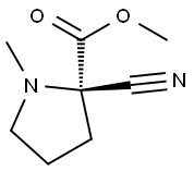Proline, 2-cyano-1-methyl-, methyl ester (9CI),86138-64-9,结构式