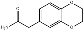1,4-Benzodioxin-6-acetamide,  2,3-dihydro- Structure