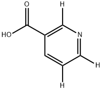 Nicotinic Acid-d3 (major) Struktur
