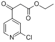 3-(2-CHLOROPYRIDIN-4-YL)-3-OXO-PROPIONIC ACID ETHYL ESTER Structure