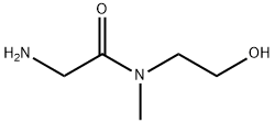 Acetamide, 2-amino-N-(2-hydroxyethyl)-N-methyl- (9CI) Struktur