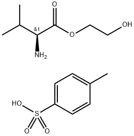 L-Valine 2-Hydroxyethyl Ester 4-Methylbenzenesulfonate Struktur