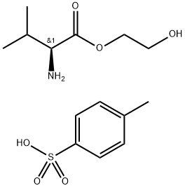 L-Valine 2-Hydroxyethyl Ester 4-Methylbenzenesulfonate Structure