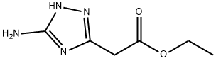 (5-アミノ-4H-1,2,4-トリアゾール-3-イル)酢酸エチル 化学構造式