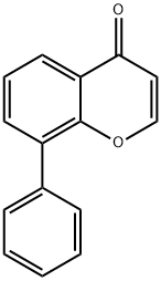 4H-1-Benzopyran-4-one, 8-phenyl- 结构式