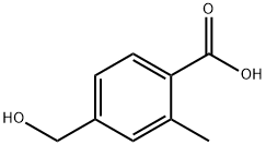 4-(羟甲基)-2-甲基苯甲酸, 861555-67-1, 结构式