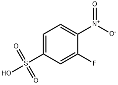 3-氟-4-硝基苯磺酸, 86156-94-7, 结构式